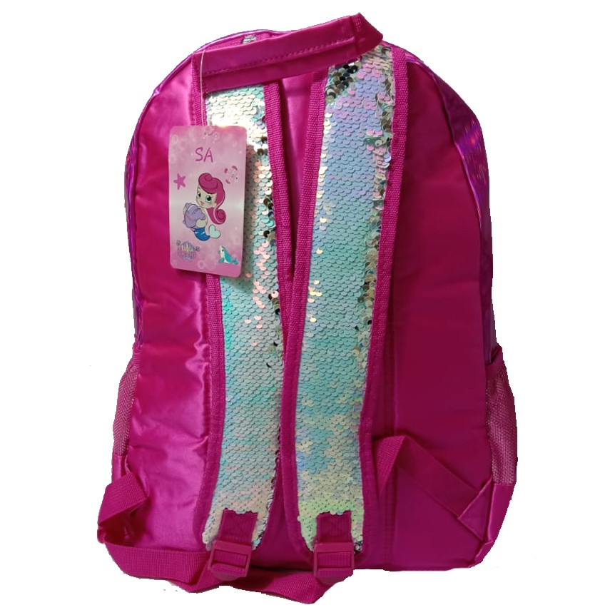 Mermaid Tas Backpack Sequin Tas Anak Sekolah SD Fashion Anak Perempuan