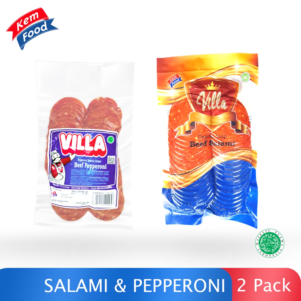 

Paket Topping Pizza Beef Salami & Pepperoni - 450 gr