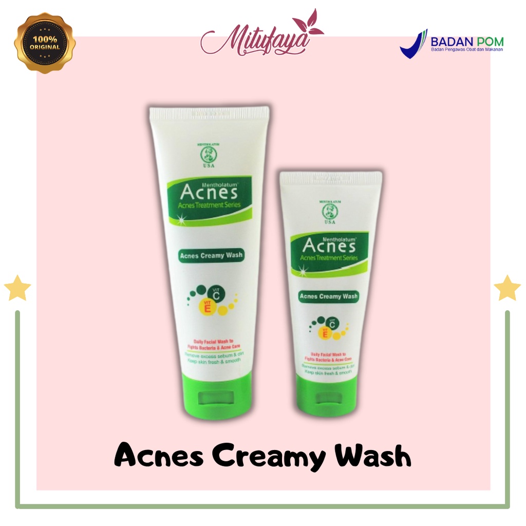 Jual Acnes Creamy Wash Bundling Acnes Sealing Gel Shopee Indonesia