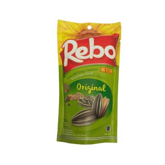 

REBO Kuaci Rasa Original & Green tea Camilan [150gr]