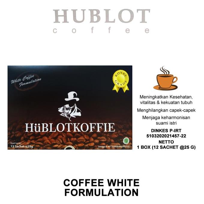 KOPI HUBLOT HUBLOT COFFEE WHITE COFFEE FORMULATION