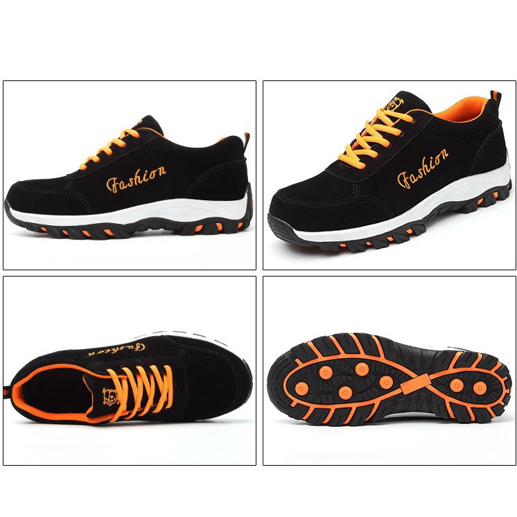 SEPATU SAFETY shoes  Sporty ujung di lapisi besi Safety boots V6