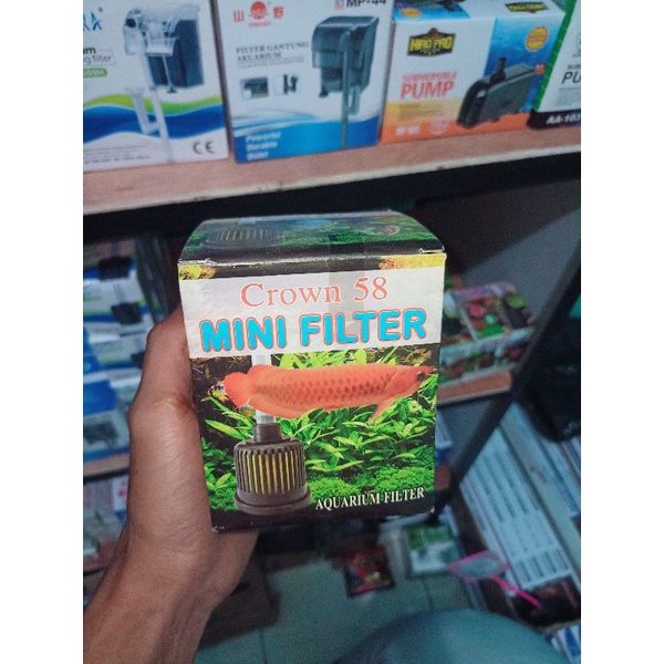 PROMO BIO FOAM CROWN 58 M S  dan MINI SEDANG MEDIUM SMALL FILTER SPONGE FILTER INTERNAL AQUARIUM AQUASCAPE