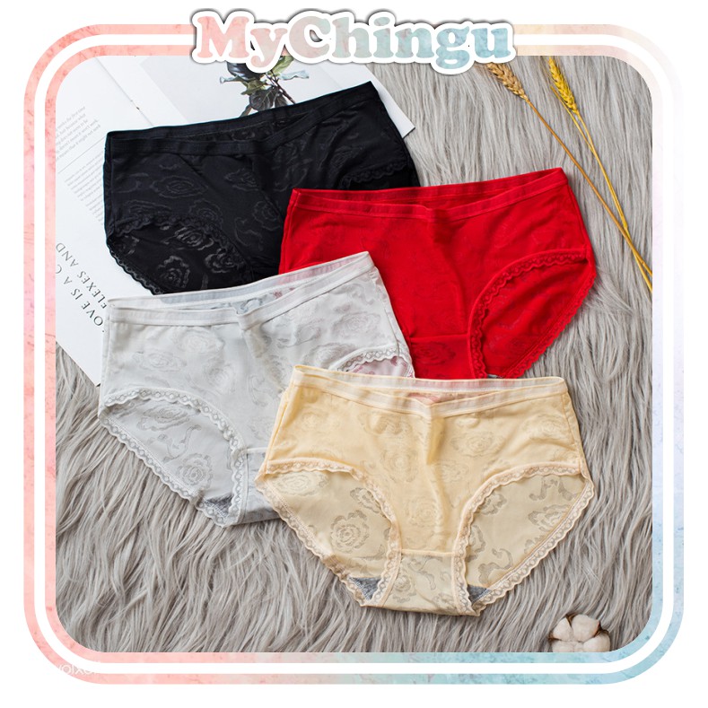 ❀ Chingu ❀ PW073 COD Celana Dalam Wanita Menstruasi Celana Elastis Seamless  Pakaian Dalam Import