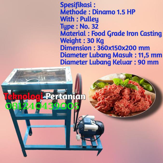 Jual Mesin Giling Daging Komplit Dinamo 1 2 Hp Jonistm789 Shopee