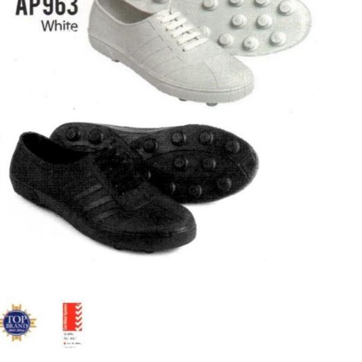 ✲ SEPATU KARET AP BOOTS MULTI FUNGSI - AP PUL BOLA 967 HITAM AP BOOTS - Hitam, 38 ❃