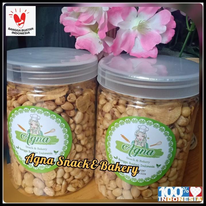 Kacang Goreng Bawang Toples 500Gr