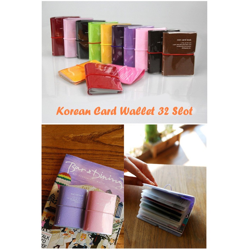 Korean Card Wallet 32 Slot (Dompet khusus kartu, muat 32 kartu)