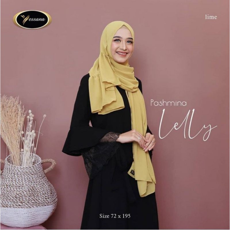 Pashmina Lelly bahan ceruty babydoll