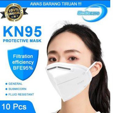 Masker kn95 Mediocare 1 box isi 10pc