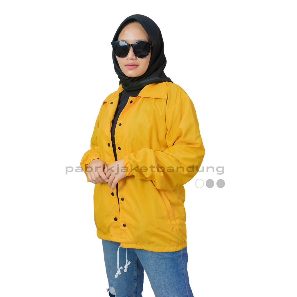 JACKET Coach BASIC MUSTARD II Jaket Coach Polos II jaket  Windbreakers model TRENDY