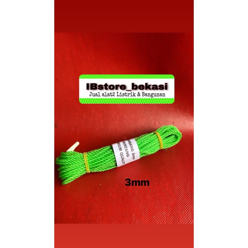 

Tali tambang 3mm (10meter)