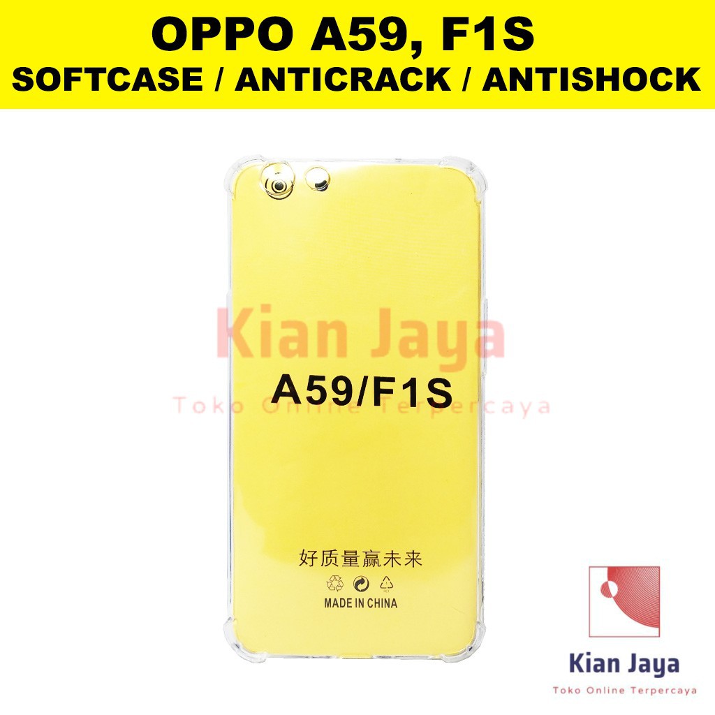 Softcase Anticrack Handphone Oppoo A59, F1S Antishock, Casehp, Siliconcase