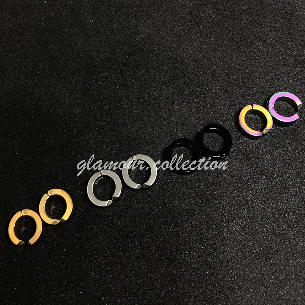 [COD] Anting Telinga Jepit Dengan Bahan Titanium -Tanpa Lubang Tindik