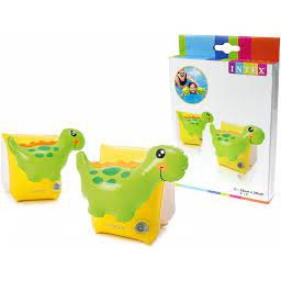 Intex 56664 Dinosaur Arm Bands 23X20cm Pelampung Tangan