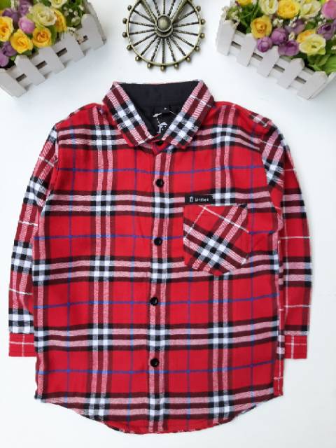 Kemeja flanel bundel 6 &amp; 12 pcs