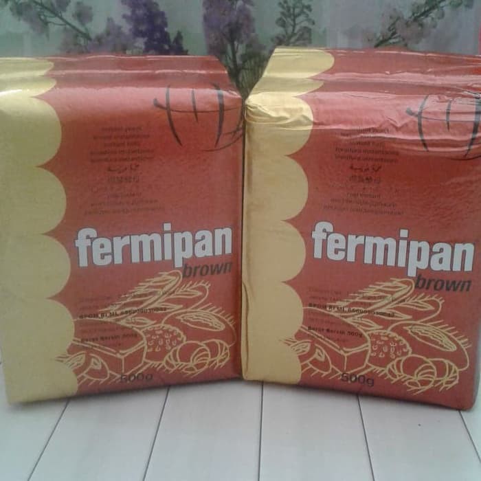 

Fermipan Brown 500 Gr Pengembang Bakpao Donat dan Roti Manis