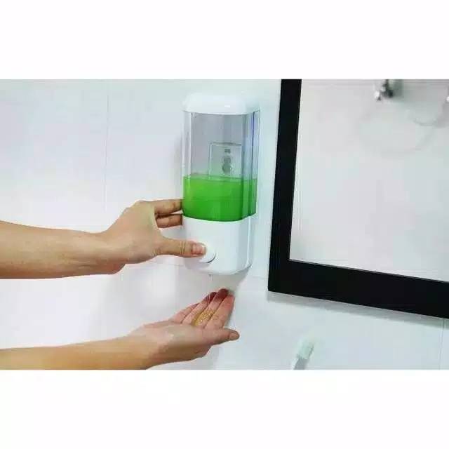 Ready Bandung Dispenser Sabun Cair 2 TABUNG, tempat sabun cair, tempat sabun cuci tangan murah