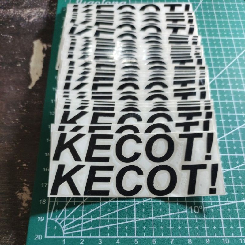 Stiker KECOT Murah