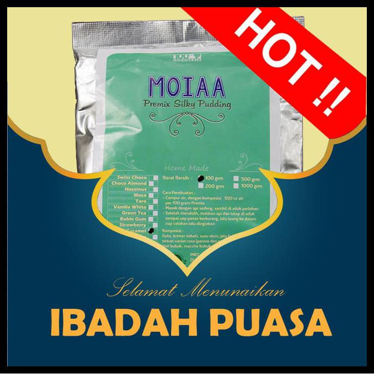 

HOT SALE MOIA | MOYA | MOIAA Premix Silky Pudding Sutera lembut harga satuan terjamin