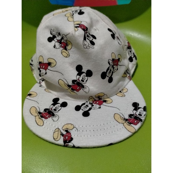 Preloved Topi Mickey Mouse H&M Baby Preloved HnM Baby Hat Preloved Topi Bayi HnM Baby Preloved Topi 