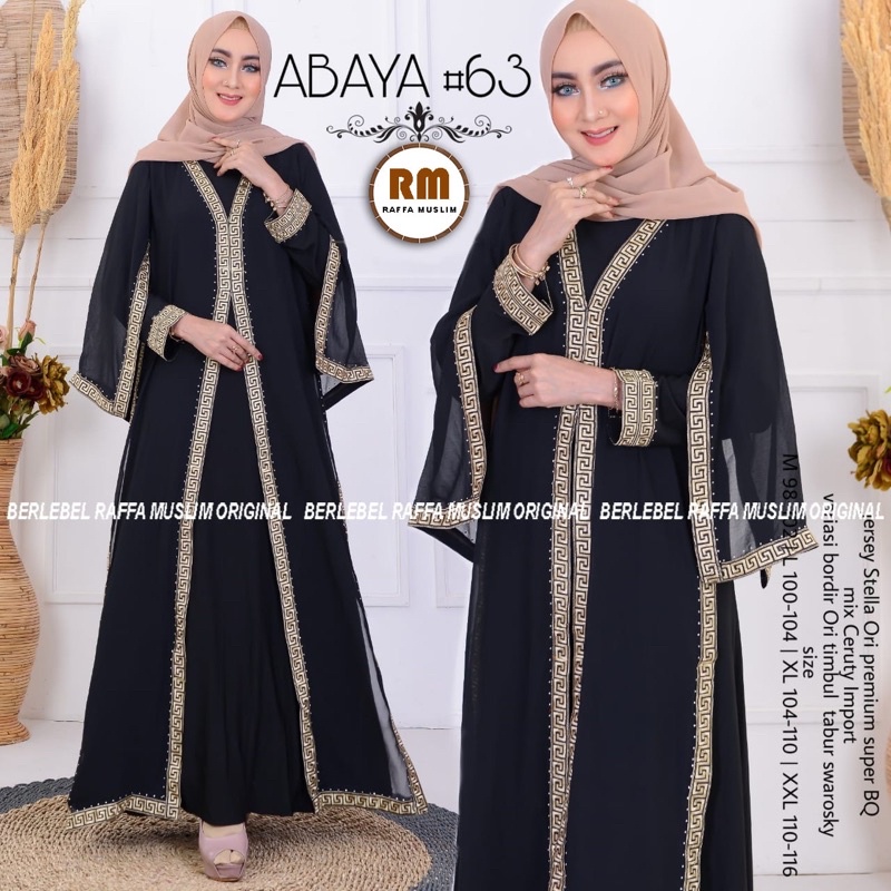 Gamis Abaya Arab Abu Dhabi ABG Simple Turkey