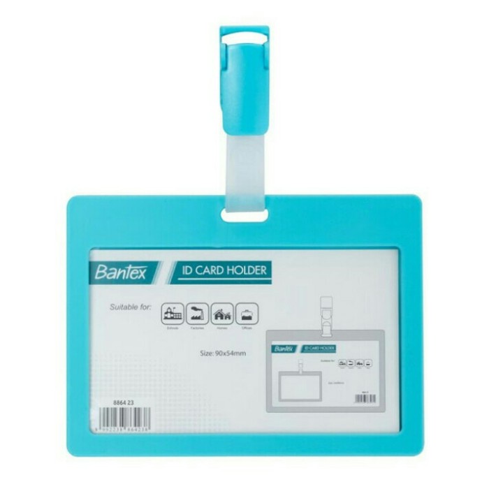 

Dijual Id Card Holder With Clip 90X54Mm Landscape Merk Bantex 8864 Bergaransi