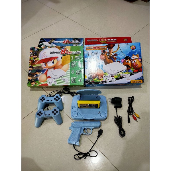 rtr PS1gun berikut kaset 500 in 1 dua player #haruspakekaset#termurah#xpower#nintendo