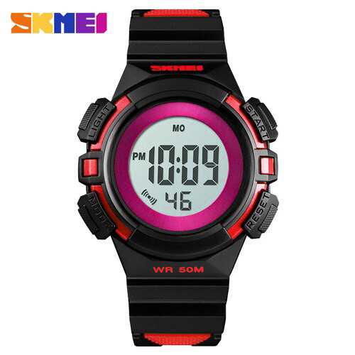 Jam Tangan Sporty Anak Waterproof LED Digital  SKMEI - a1485