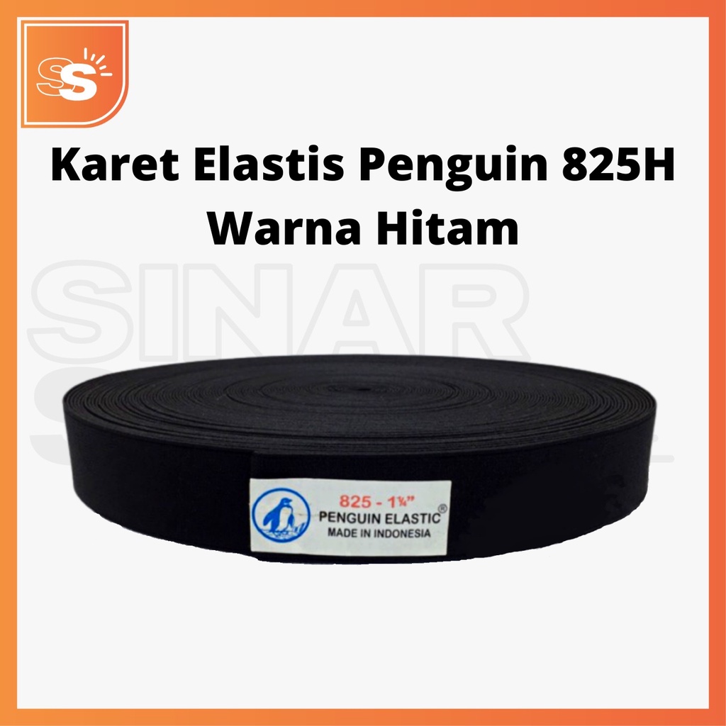 Karet Elastis Penguin 825 Ukuran 3cm Warna Putih