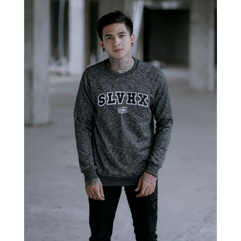 Crewneck Salviohexia Bordir Crewneck Salvio Hexia Crewneck Slvhx Cream