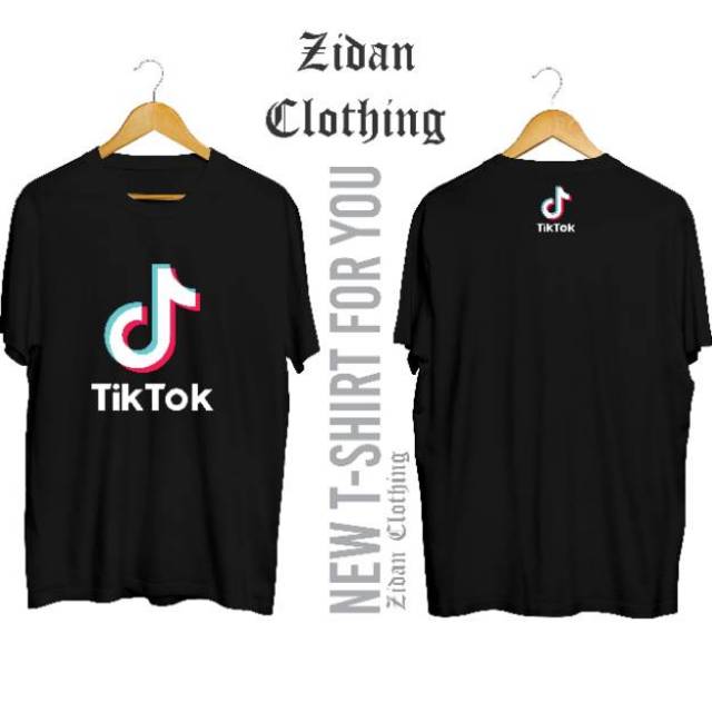 Kaos tiktok logo tiktok hits custom ID