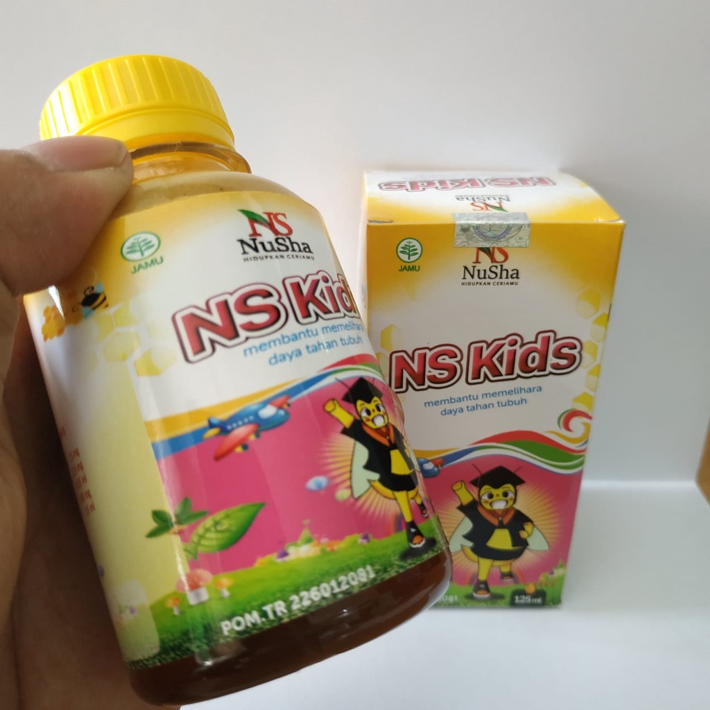 PROMO Beli 2 Gratis 1 - Madu Anak NS KIDS Dengan Kandungan Ikan Gabus dan Propolis Sangat Baik Untuk Penambah Nafsu Makan dan Daya Tahan Tubuh Anak - 125 ml