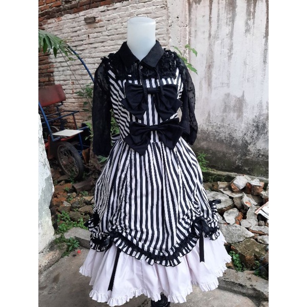 JSK Bodyline Strip Hitam Putih