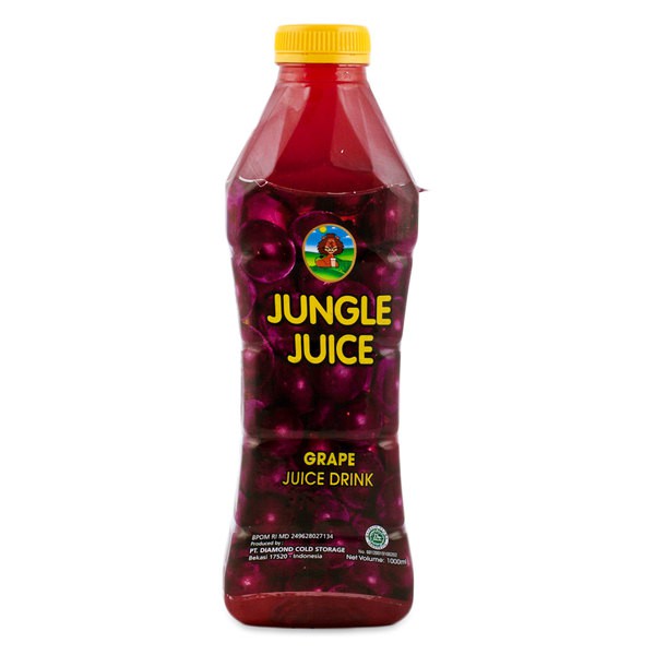 

JUNGLE JUICE Grape 1000ml - Jus Buah Rasa Anggur Kemasan Botol 1 Liter