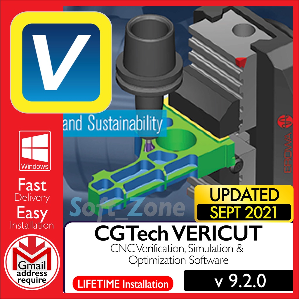 

CGTch VERICUT 9.2.0 - CNC Vrfctn, Smltn & Optmztn Sftwr [WINDOWS x64] - Dgtl Dwnld