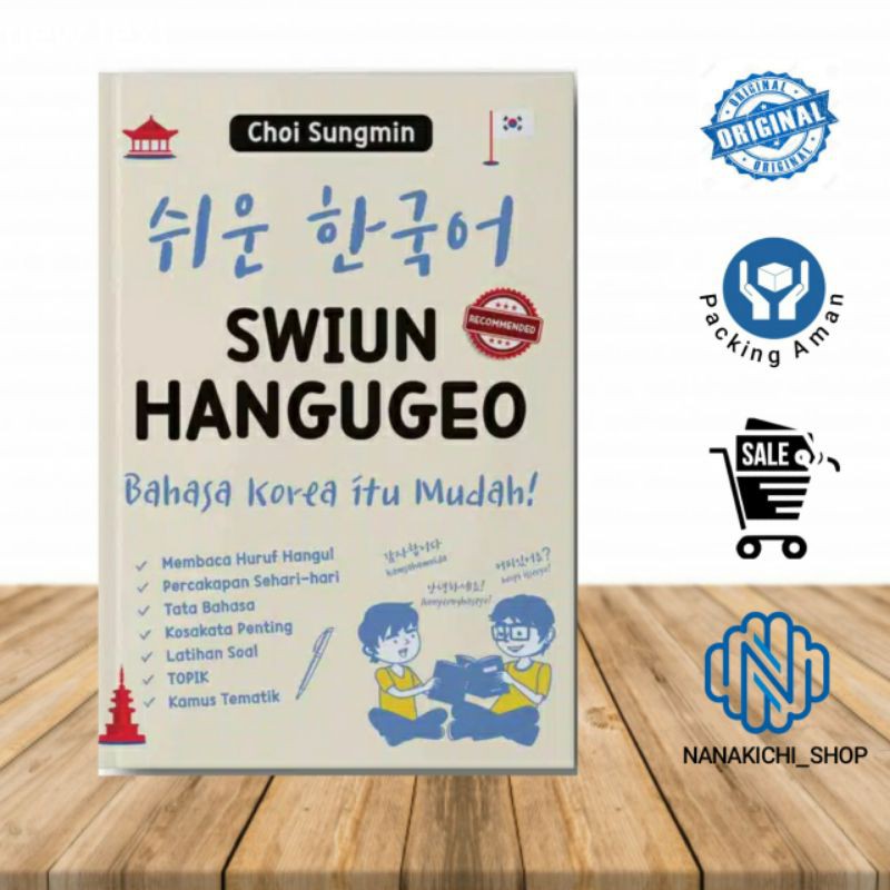 BUKU KAMUS BAHASA KOREA BUKU BELAJAR BAHASA KOREA SWIUN HANGUGEO BAHASA KOREA ITU MUDAH