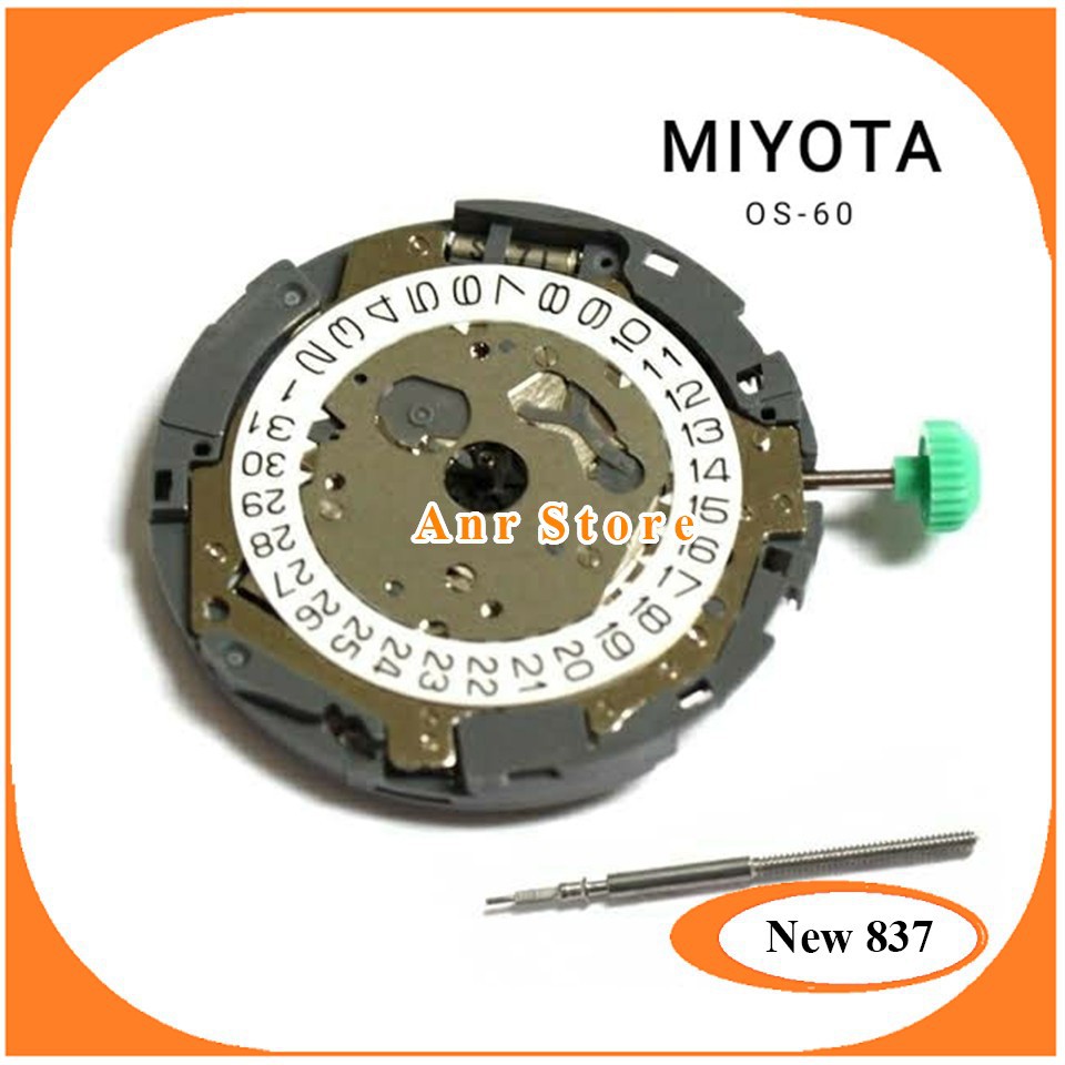 Mesin Jam Tangan Miyota OS-60 OS60 OS 60 Original 6 9 12