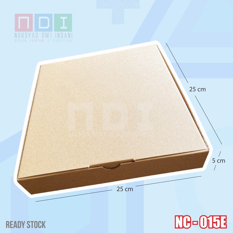 

DUS BOX CORRUGATED 1 PAK (ISI 20 pcs) Uk. 25x25x5cm
