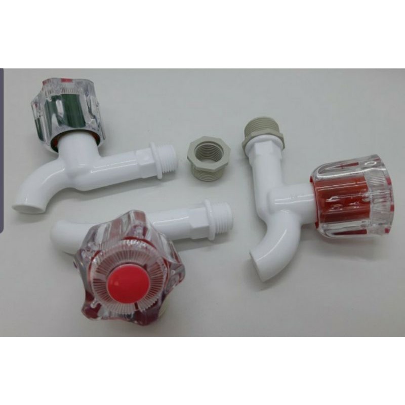 Kran Tembok Pvc 1/2" - Kran Air Pvc Tembok 1/2"