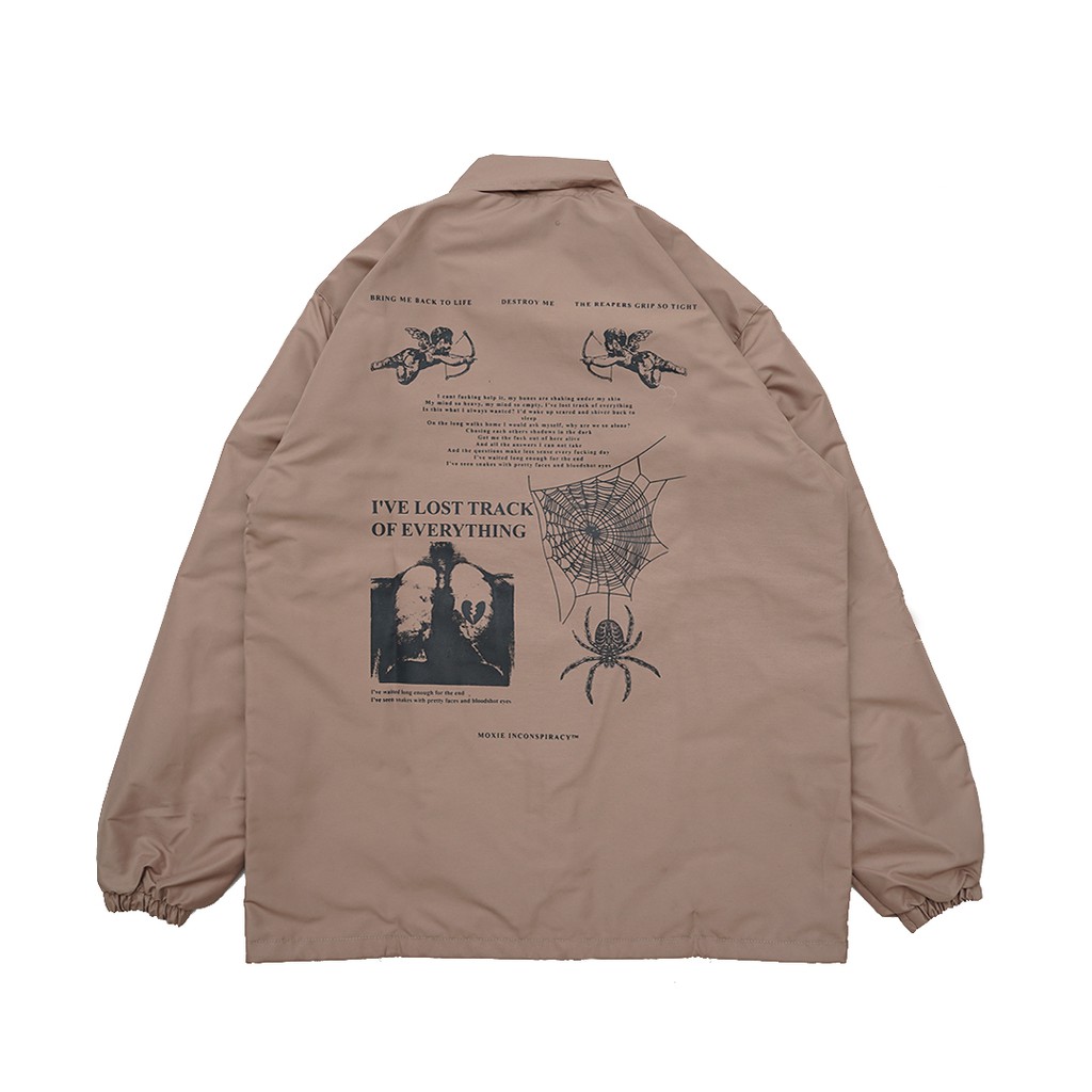 DF34 Moxie Windbreaker Coach Jacket HEAVY MIND