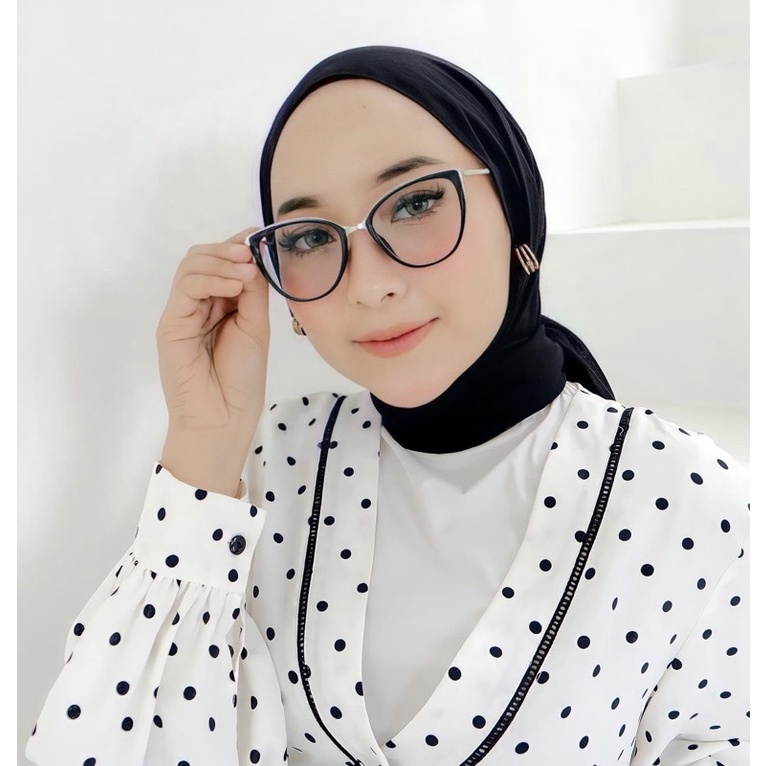 Frame Chessy kacamata model cateyes mata kucing bisa minus