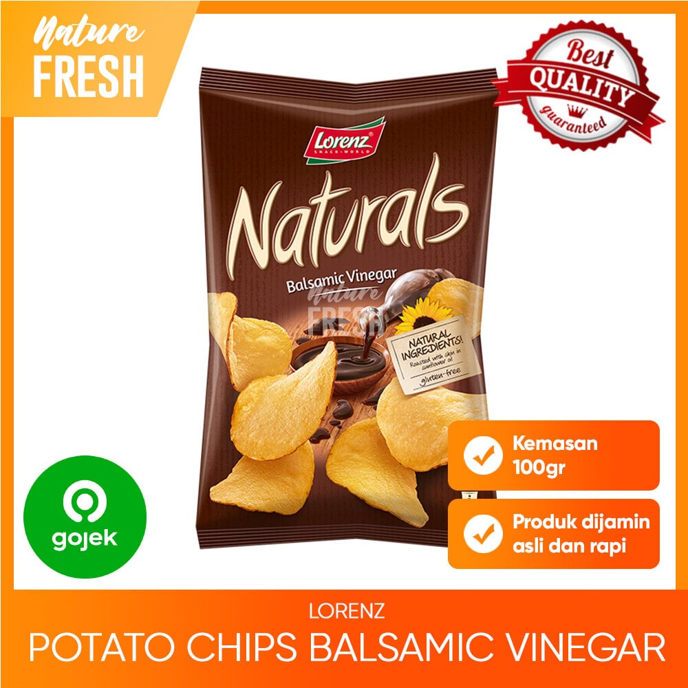 Lorenz Naturals Chips Salted / Balsamic Vinegar / Rosemary 100gr