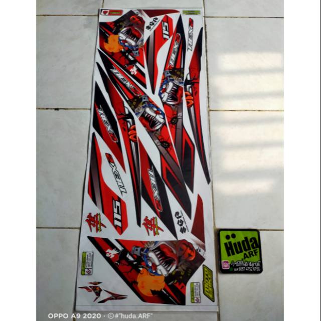 Striping stiker variasi suzuki nex 2