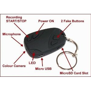 Unik Spy cam Remote Mobil Top Murah Bagus Keren Kunci kamera kecil Berkualitas