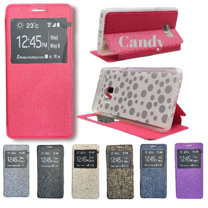 Case Samsung Galaxy Note 7 / FE Leather Case Flip Cover Softcase Sarung Kulit Dompet