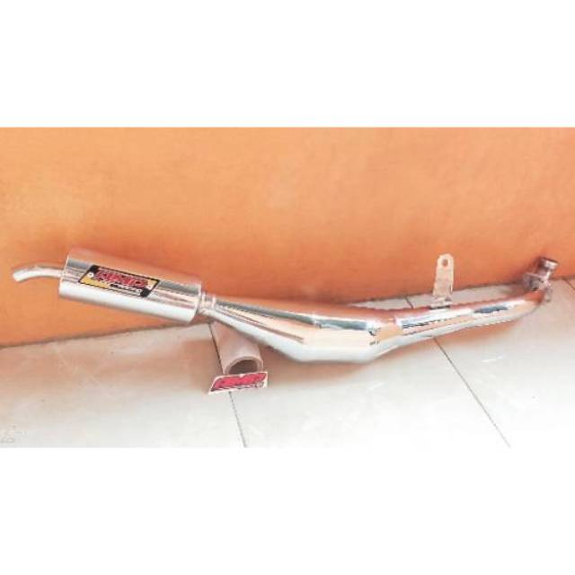Knalpot racing pnp Yamaha Alfa - knalpot racing Alfa full crom