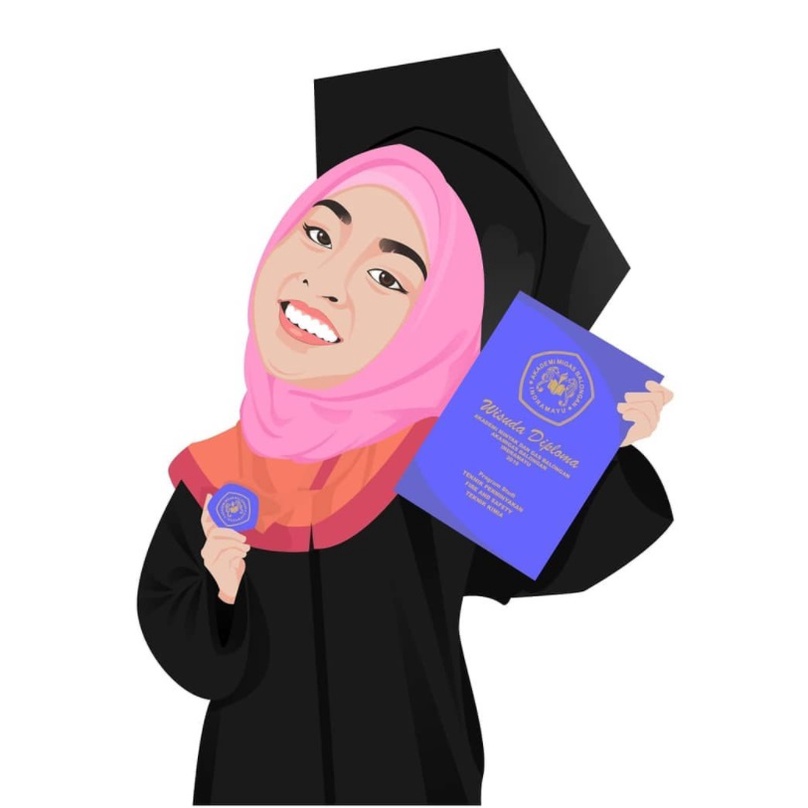 Gambar kartun cocok untuk hadiah wisuda