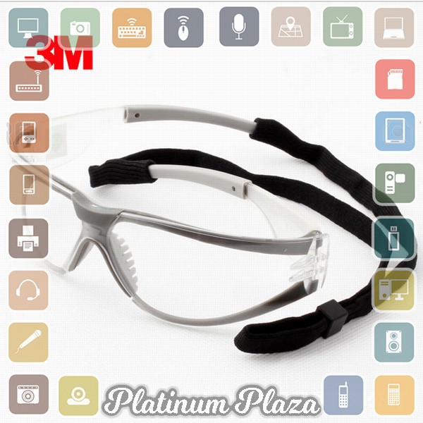 3M Kacamata Safety Googles Anti Fog Dust - 3M11394 - Transparent`L3VO35-