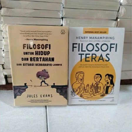 

Sepaket 2 buku filosofi untuk hidup dan bertahan - filosofi teras